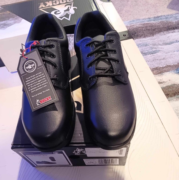 Brand New Black Unisex Rocky Oxford Size 9.5 Shoes main image 4